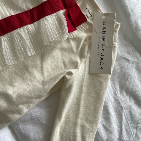 Janie & Jack bow top - Picture 4 of 4